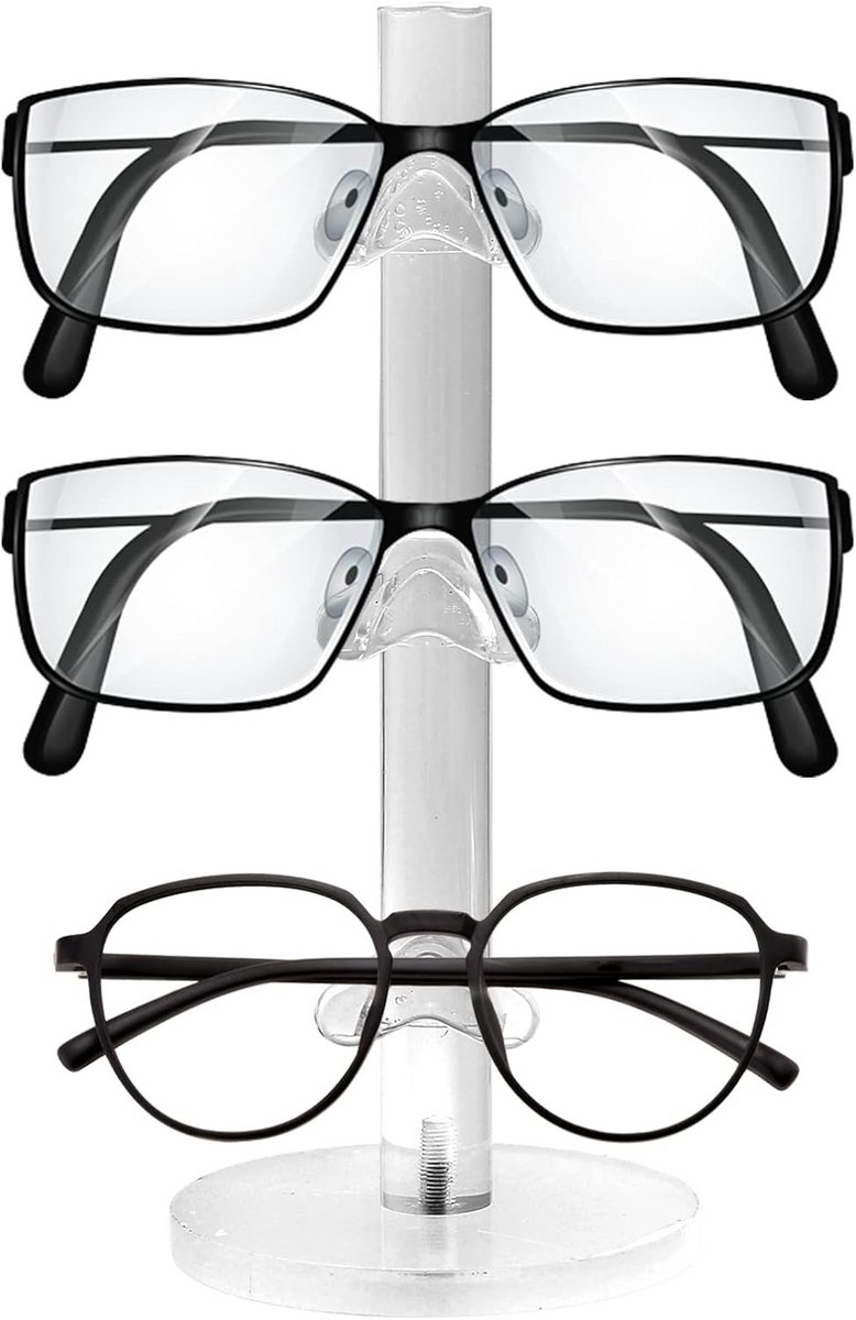 3-laags Brillen Frame Stand voor Zonnebrillen - Houder en Display