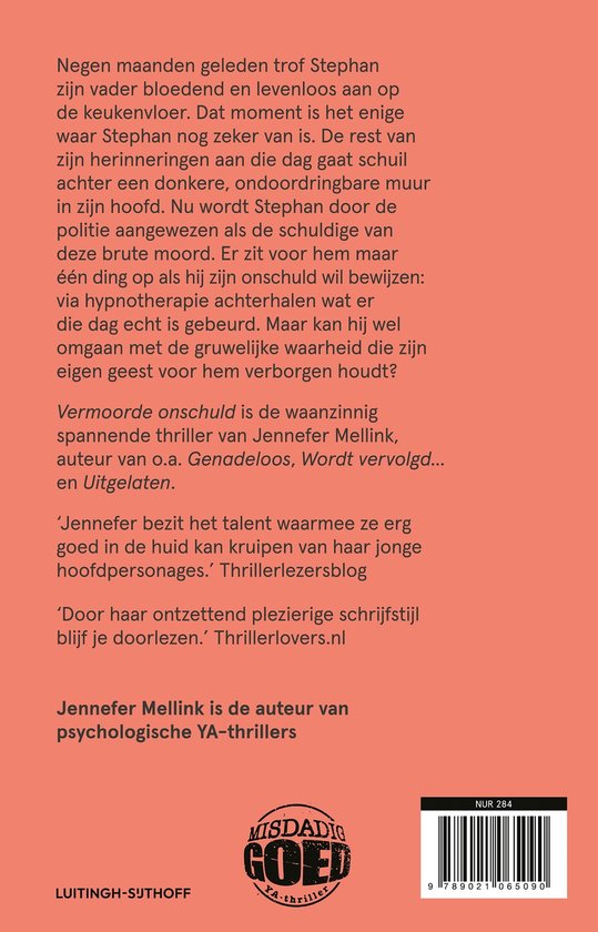 Misdadig goed - Vermoorde onschuld - cover