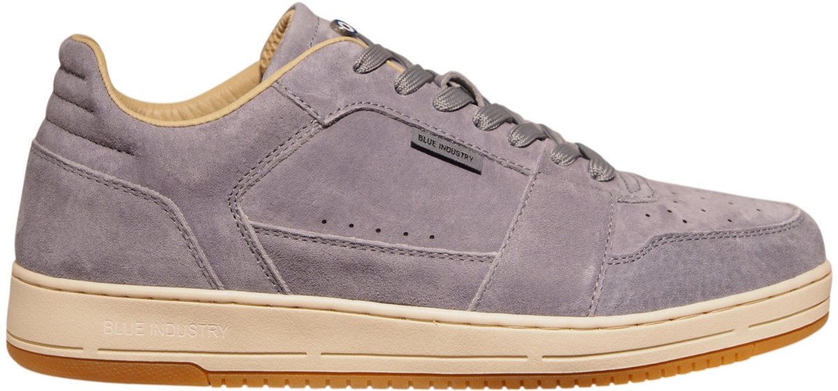Blue Industry grijze suède heren sneakers - Sunday Cup