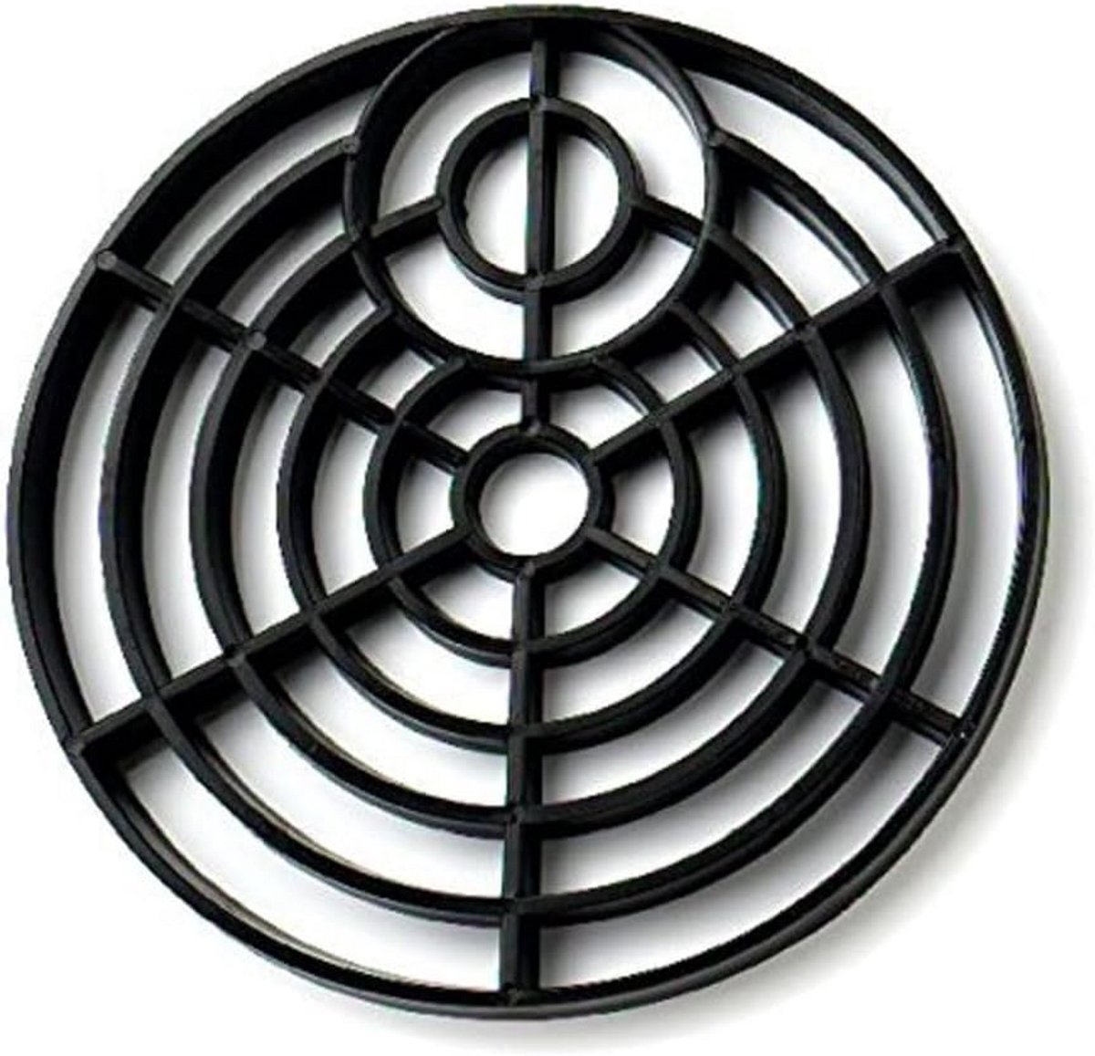 Ronde Rooster 150 mm - Zwart (Verpakking à 2)