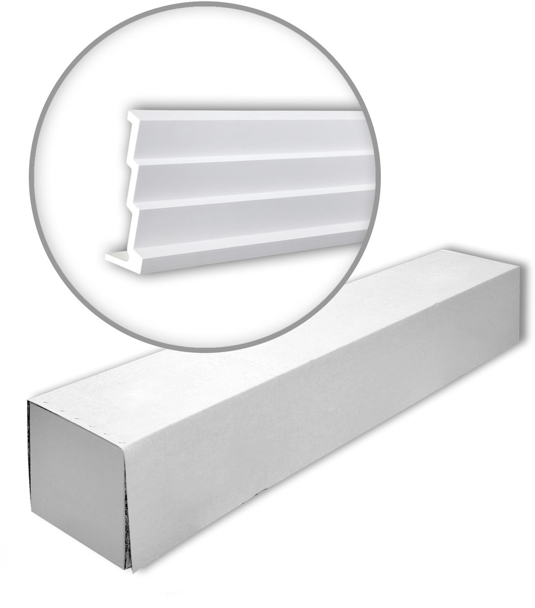 Profhome 150145 1 doos 2 stukken Kroonlijst 4 m