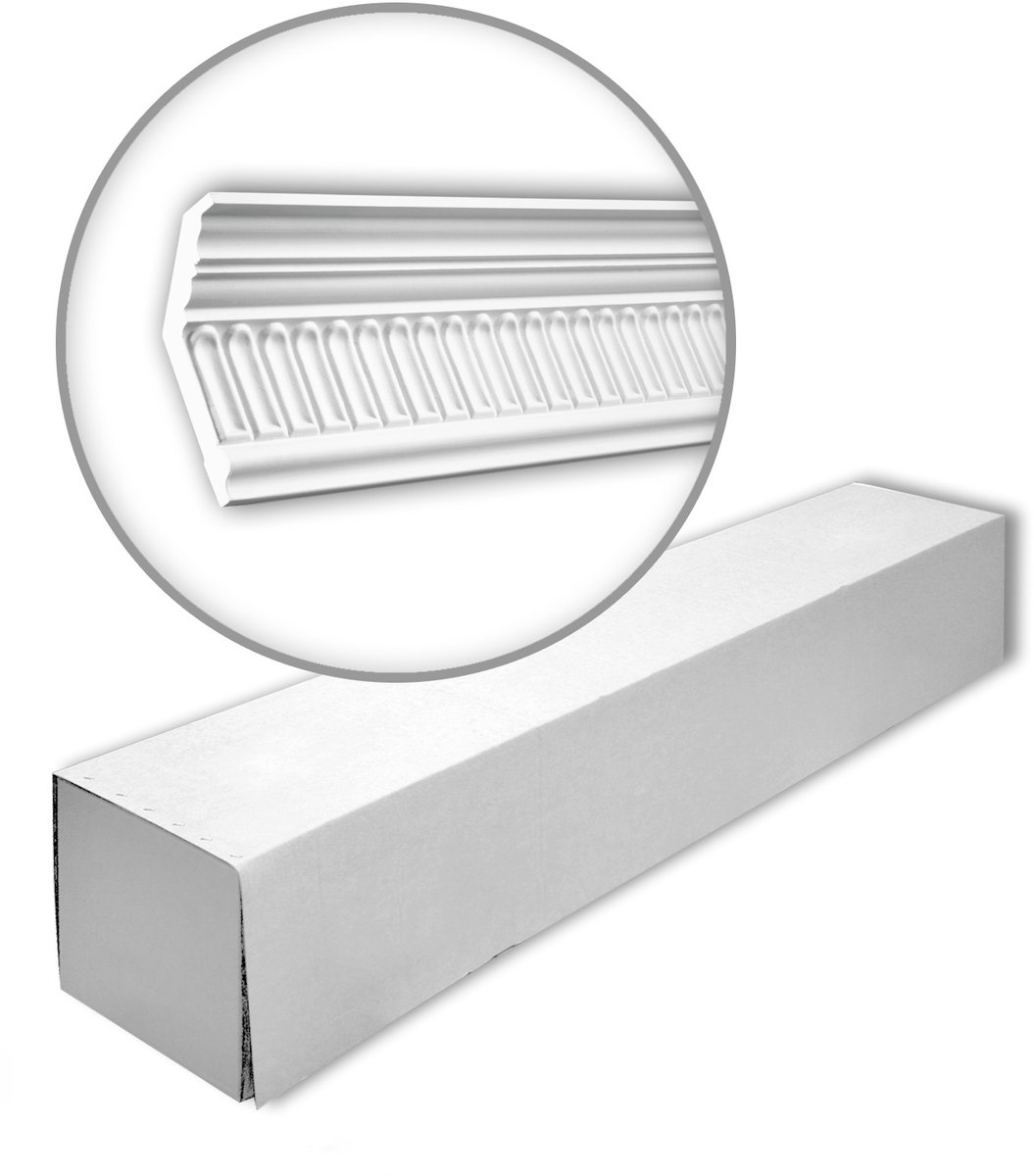 Profhome 150104 1 doos 8 stukken Kroonlijst 16 m