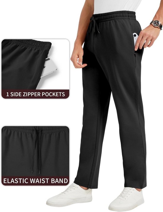 Comfortabele Heren Joggingbroek met Zakken en Elastische Boorden — afbeelding 5