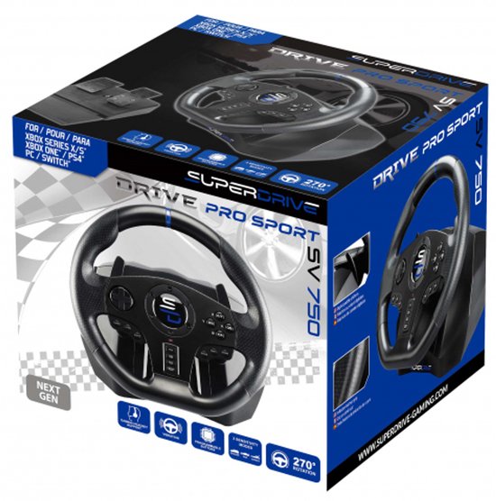 Subsonic - Superdrive SV 750 - Race Stuur - Geschikt voor Consoles & PC van Subsonic — afbeelding 3