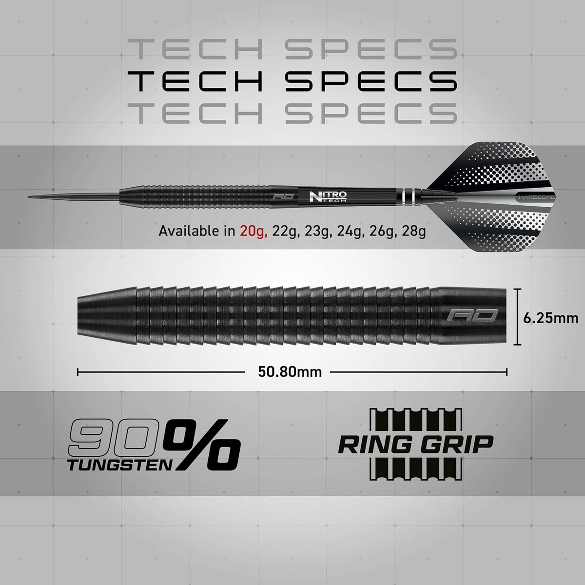 Professionele Tungsten Dartpijlen Set met Flights en Shafts