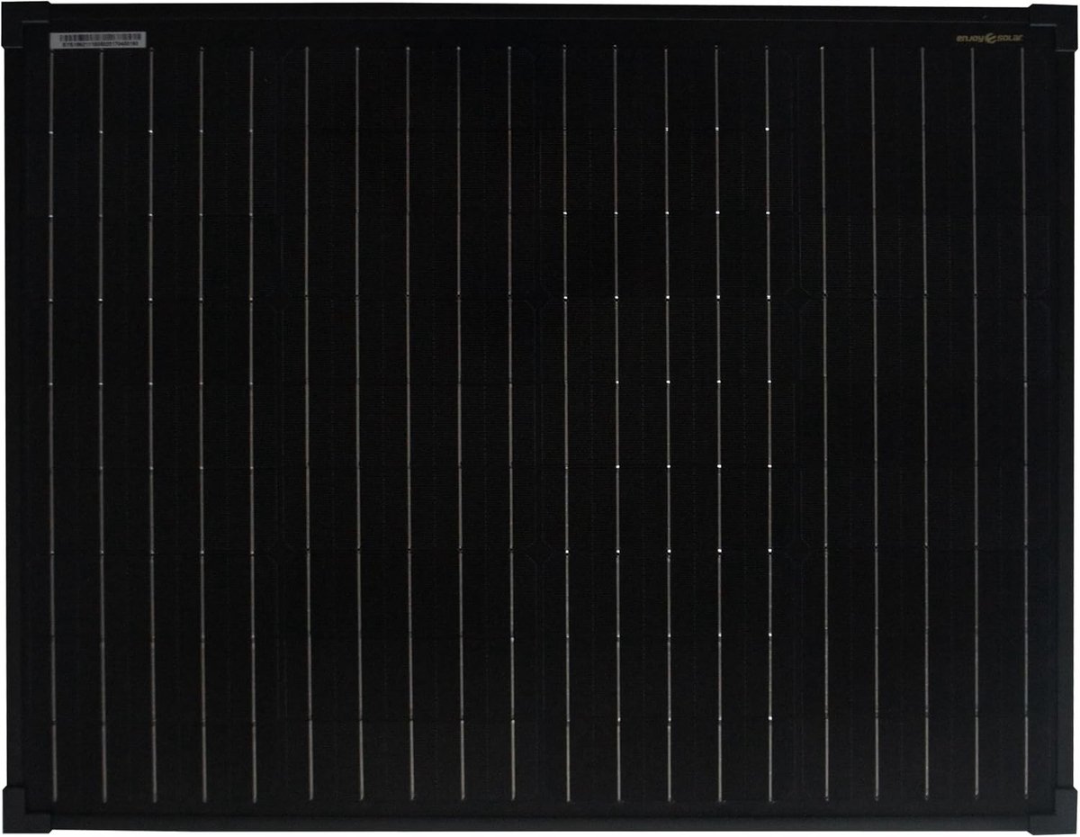 Monokristallijn Zonnepaneel 50W 12V Zwart voor Camper, Boot of Tuinhuis