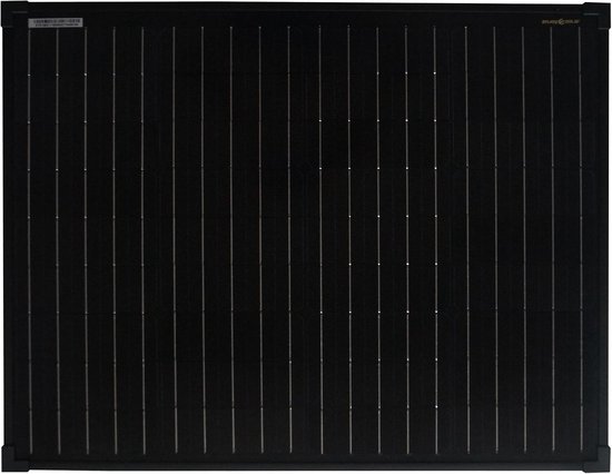 Monokristallijn Zonnepaneel 50W 12V Zwart voor Camper, Boot of Tuinhuis