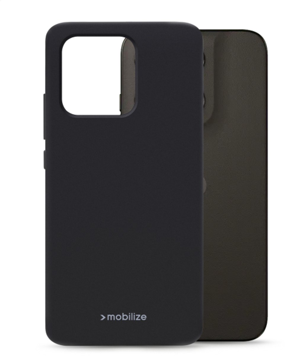 Mobilize Rubber Gelly Case Motorola Moto G67/G77 Matt Black