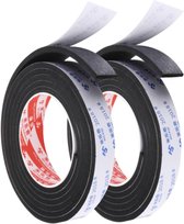 Lumonic 10m EPDM afdichtingstape Zelfklevend 50mm x 1mm | Schuimrubber afdichtingstape voor ramen & deuren | Raamafdichting, deurafdichting, rubberen afdichting voor bescherming tegen kou