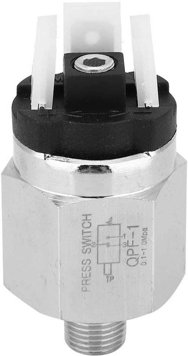 Instelbare Drukschakelaar G1/8 Inch voor Lucht met 0.1-1 MPa Bereik