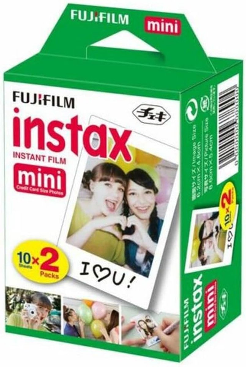 Direct Foto Film - Instant Foto Papier - Directe Prints - 20 Vel Pakket - 86 x 54 mm - Kleur
