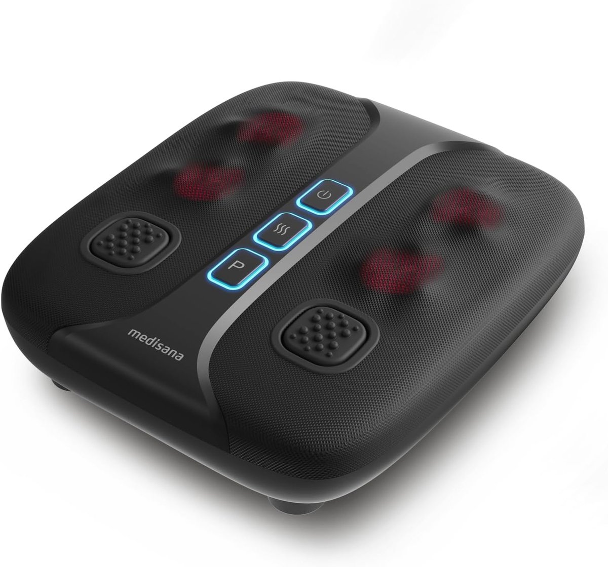Voetmassage - Voetmassageroller - Massagekoppen - Elektrisch - Met 2 Trilplaten - Draagbaar - Stressvermindering - Zwart