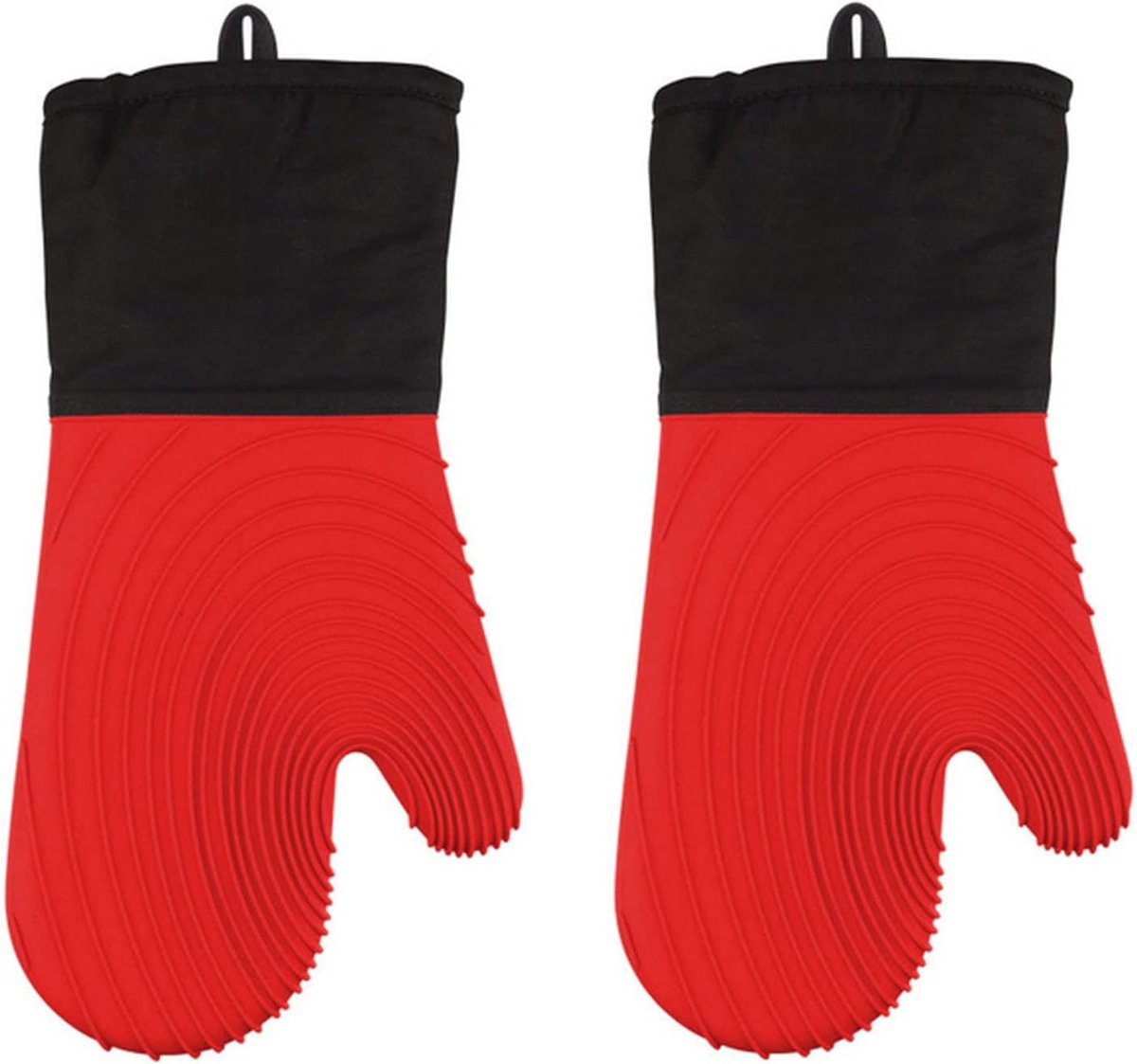 Ovenwanten - Hittebestendige handschoenen - Veilig bakken - Dubbele isolatielaag - 250 graden - Blauw