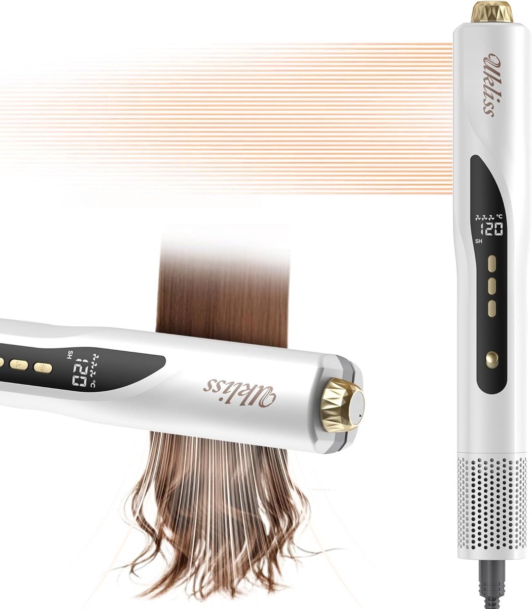 Stijltang Haardroger - 2-in-1 Styling Tool - Snel Haar Modelleren - Met Display Functie