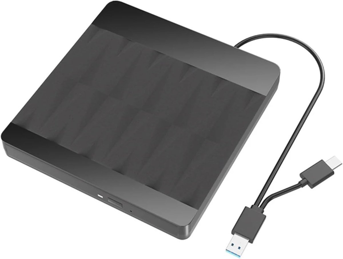 Externe DVD Brander - CD RW Station - Laptop PC - Snelle USB 3.0 - Slank Ontwerp