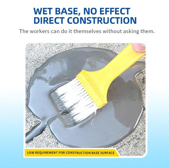 Betonkit Vuller - Voegenvuller Kit - Scheuren Dichten - Zelfnivellerend Waterdicht - 500ml - Grijs van Merkloos — afbeelding 4