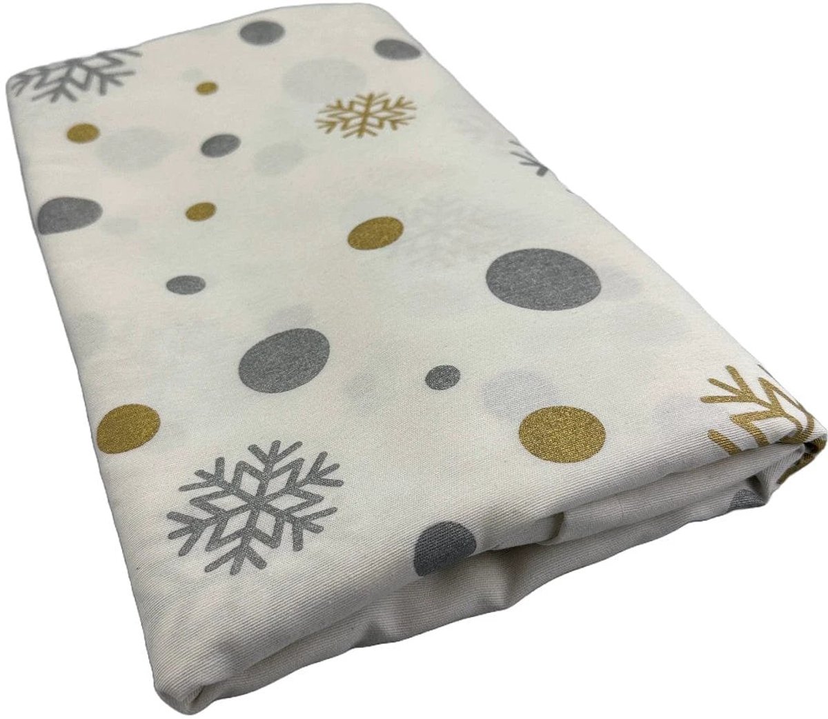 Tafelkleed Sneeuwvlokje Wit Large - 140x220 - Katoen - Mood Company