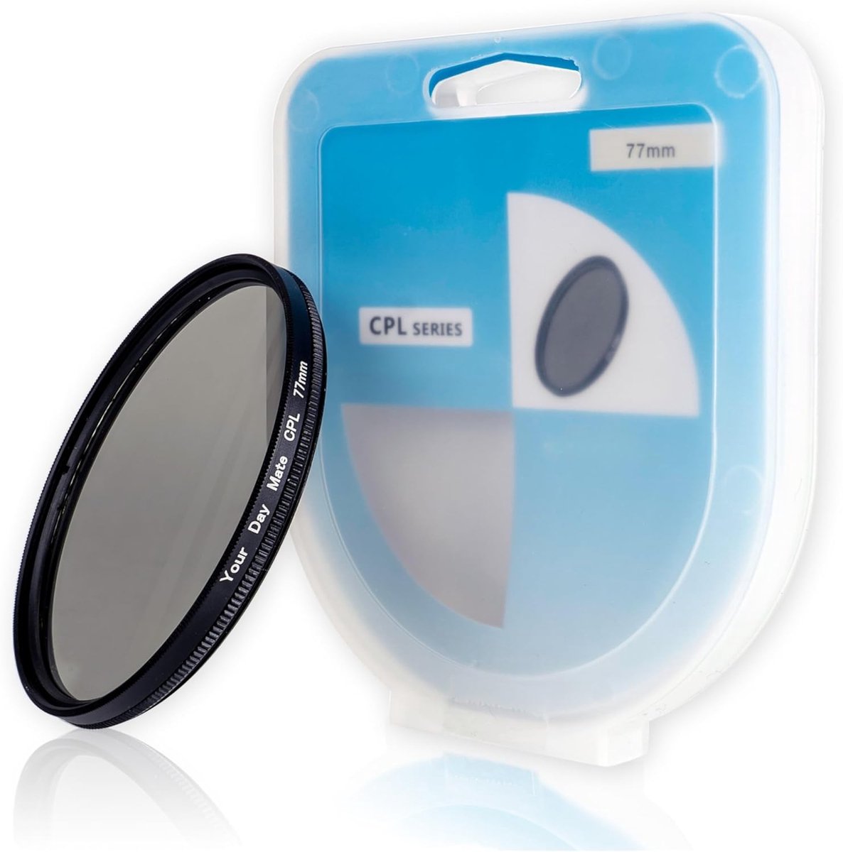 Polarisatiefilter CPL - Camerafilter Reflectie - Verbeter Foto's - Minimaliseert Reflecties - Ø 77 mm - Aluminium