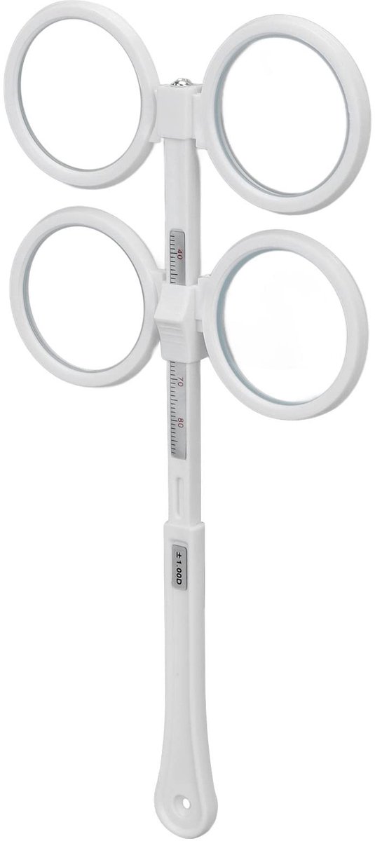 Allecto - Optometrie - Amblyopie - Professioneel - Volwassenen - Flipper - Optische Hulpmiddel - Geschikt voor Brildragers - Zwart - 100 Dioptrie