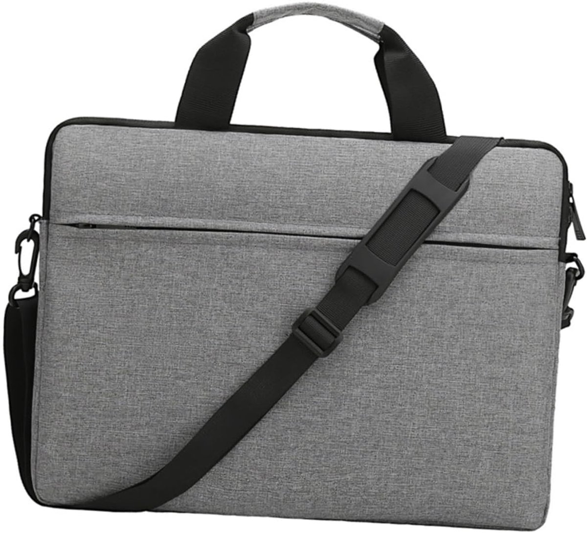 Laptoptas Set - Notebook Sleeve - Veilig Vervoer - Waterafstotend Nylon - 40x30x5 cm - Grijs
