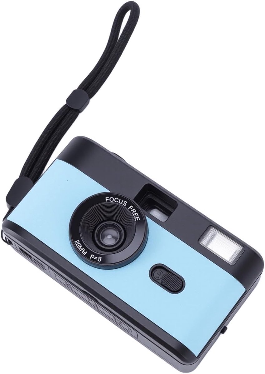 Filmcamera Herbruikbaar - Retro Camera - Vastleggen Momenten - 28mm F/8 Lens - 13 x 8 x 5 cm