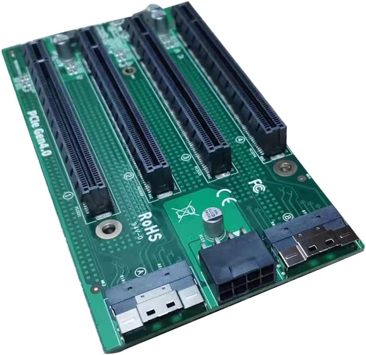 Verlengingskaart - PCIe Adapter - Computer Uitbreiding - Externe Verbinding - 21x11x4 cm - Zwart