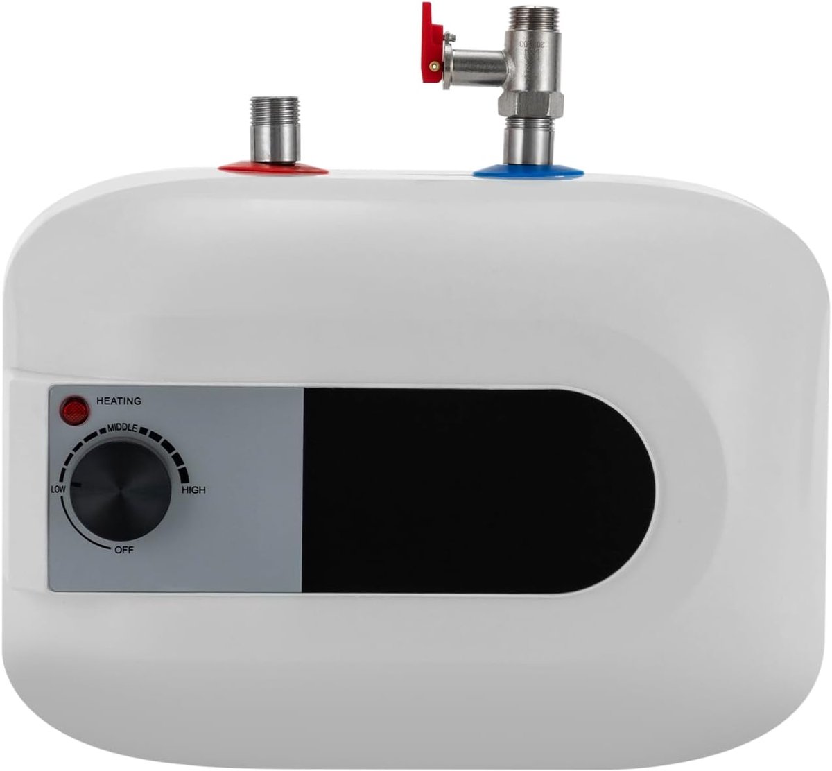 Elektrische Boiler - Mini Tank - Direct Warm Water - Compact Ontwerp - 6 Liter Capaciteit - Wit