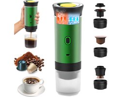 SVN® Draagbare Koffiemachine - Blender To Go - Draagbare Blender - Groen - ‎9cm x 9cm x 27cm