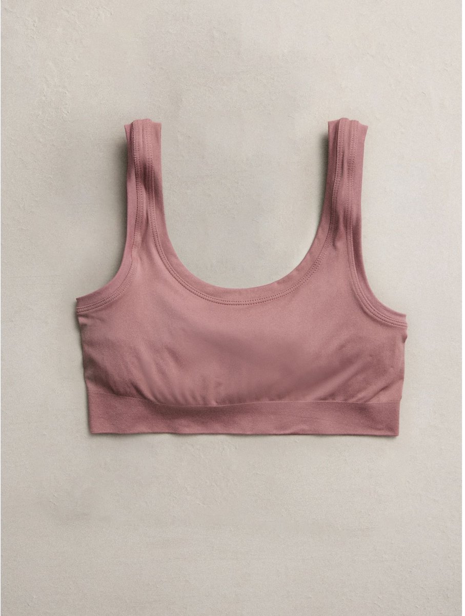 Next Dames - N.Premium Heerlijk zachte Naadloze Cropped Beha - Roze Pink