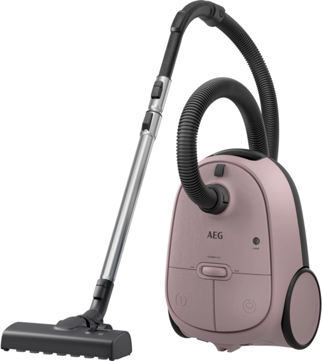 AEG AB61C1WP CLEAN 6000 - Stofzuiger met zak - Roze - Hepa filtratie - Vacuum cleaner - Alle vloertypen - 750 watt - Lang snoer 12m bereik - Compact design - 2 extra accessoires — afbeelding 6