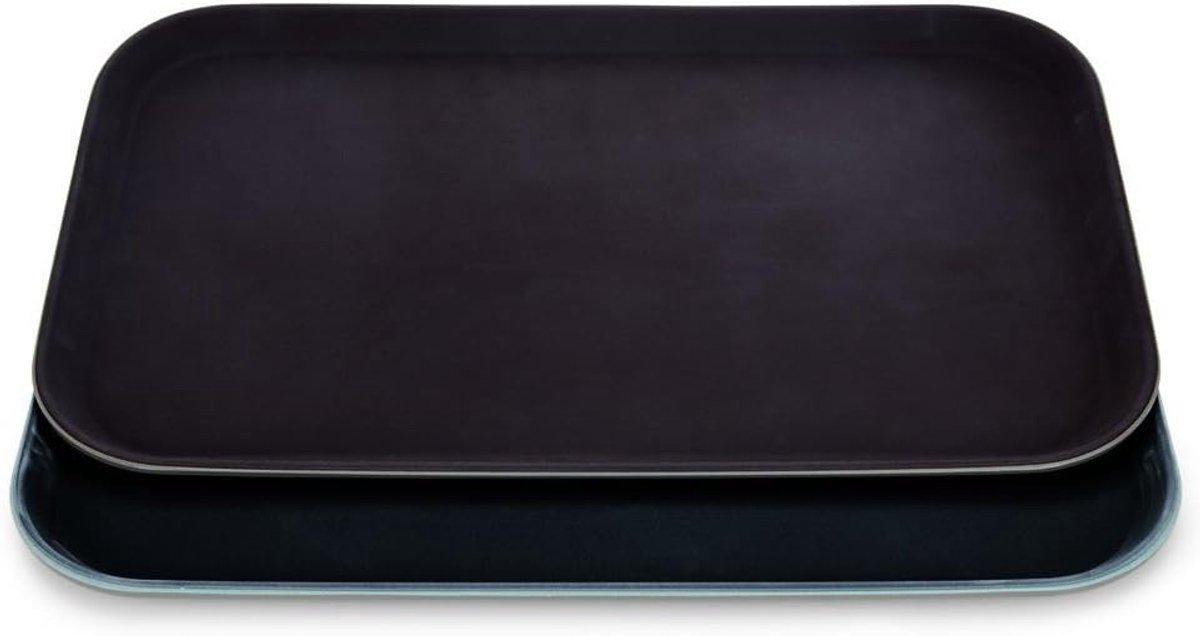 Serveerschaal - Dienblad - Eten Presenteren - Antislip Oppervlak - GN 1/2 26.5x32.5cm - Bruin