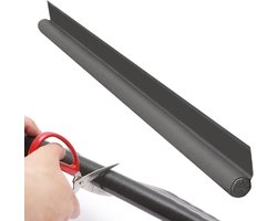 Tochtstrip Deur - Geluidsisolatie Strip - Tocht Buiten Houden - Verstelbare Pasvorm - 96 cm Lengte - Meerdere Kleuren