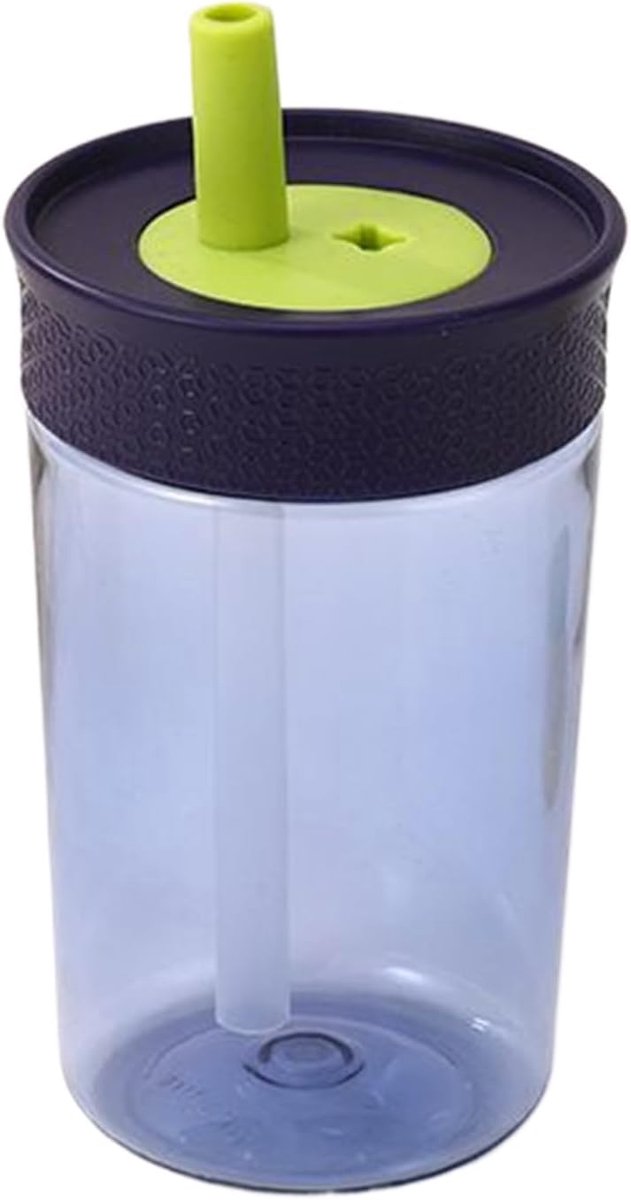 Peuter Drinkbekers - Herbruikbare Bekers - Kinderen Onderweg - Lekvrij Ontwerp - 8.8cm Breed - Zwart