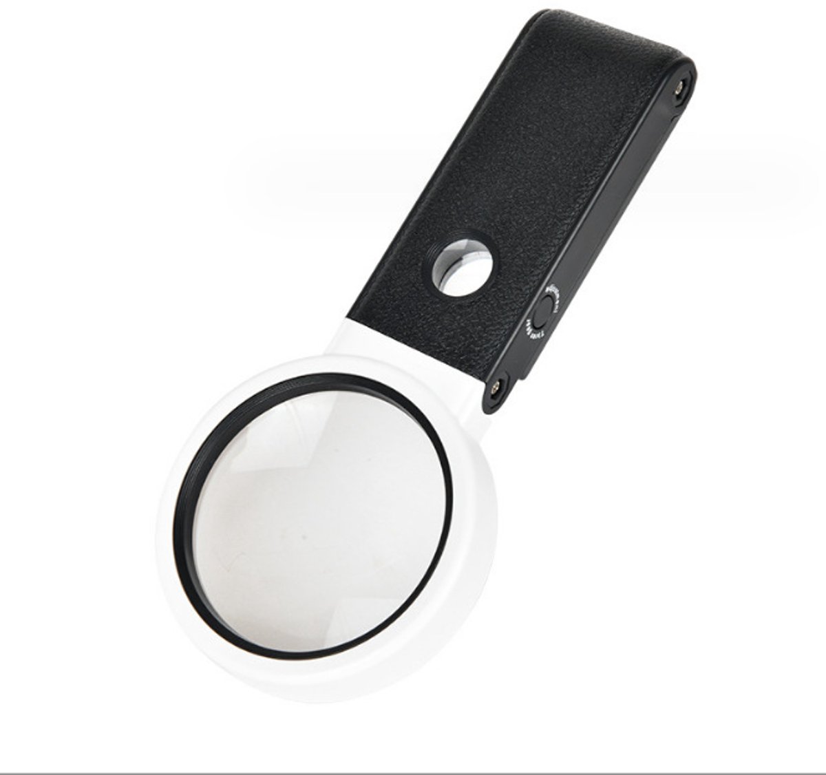 Vergrootglas met verlichting, 25x/6x oplaadbaar hand-/staand vergrootglas, geschikt voor lezen, inspectie, sieraden, enz.