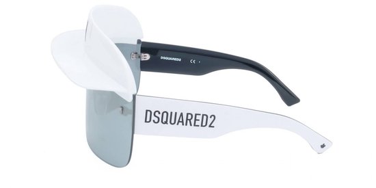 Dsquared2 ICON 0001/S VK6 Zonnebril - Heren - Wit van Dsquared2 — afbeelding 3