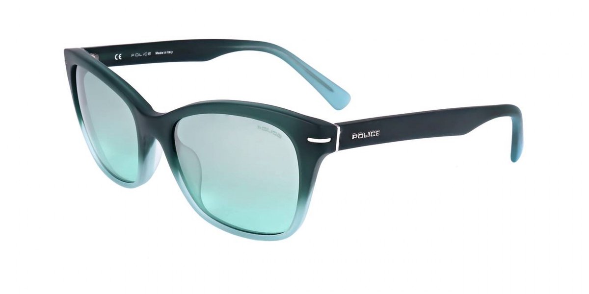 Police S1882M Semi matt milky turquoise 53/18/0 WOMAN Zonnebrillen