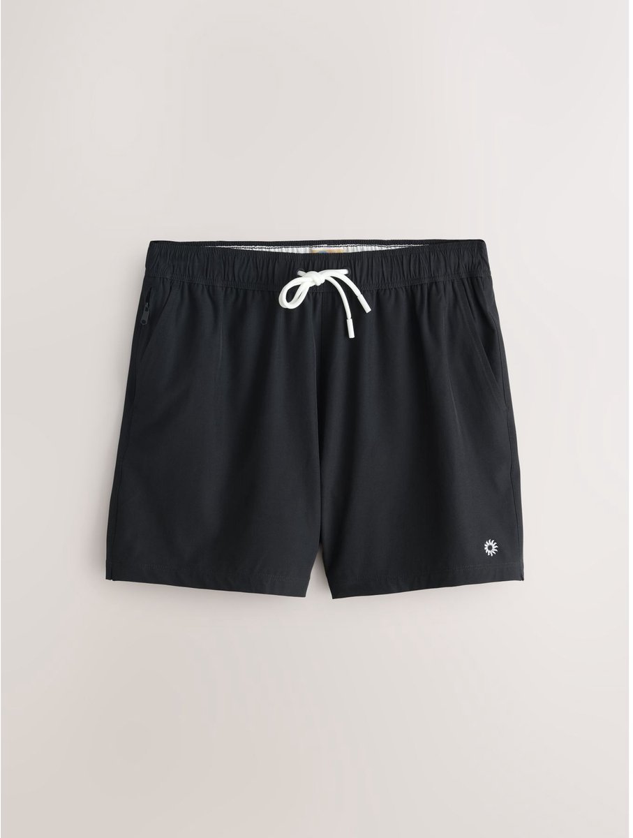 Next - Heren - MotionFlex 5-inch zwemshort - Zwart