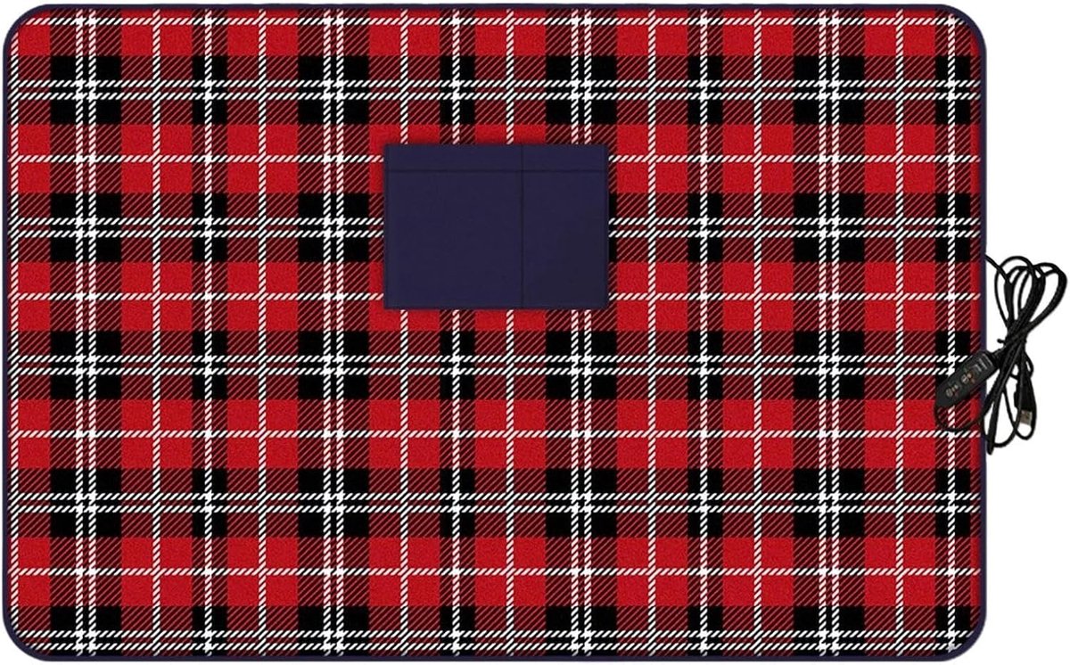 Elektrische deken - Verwarmde sprei - Ontspanning nek rug - Machinewasbaar met timer - 88 x 65 cm