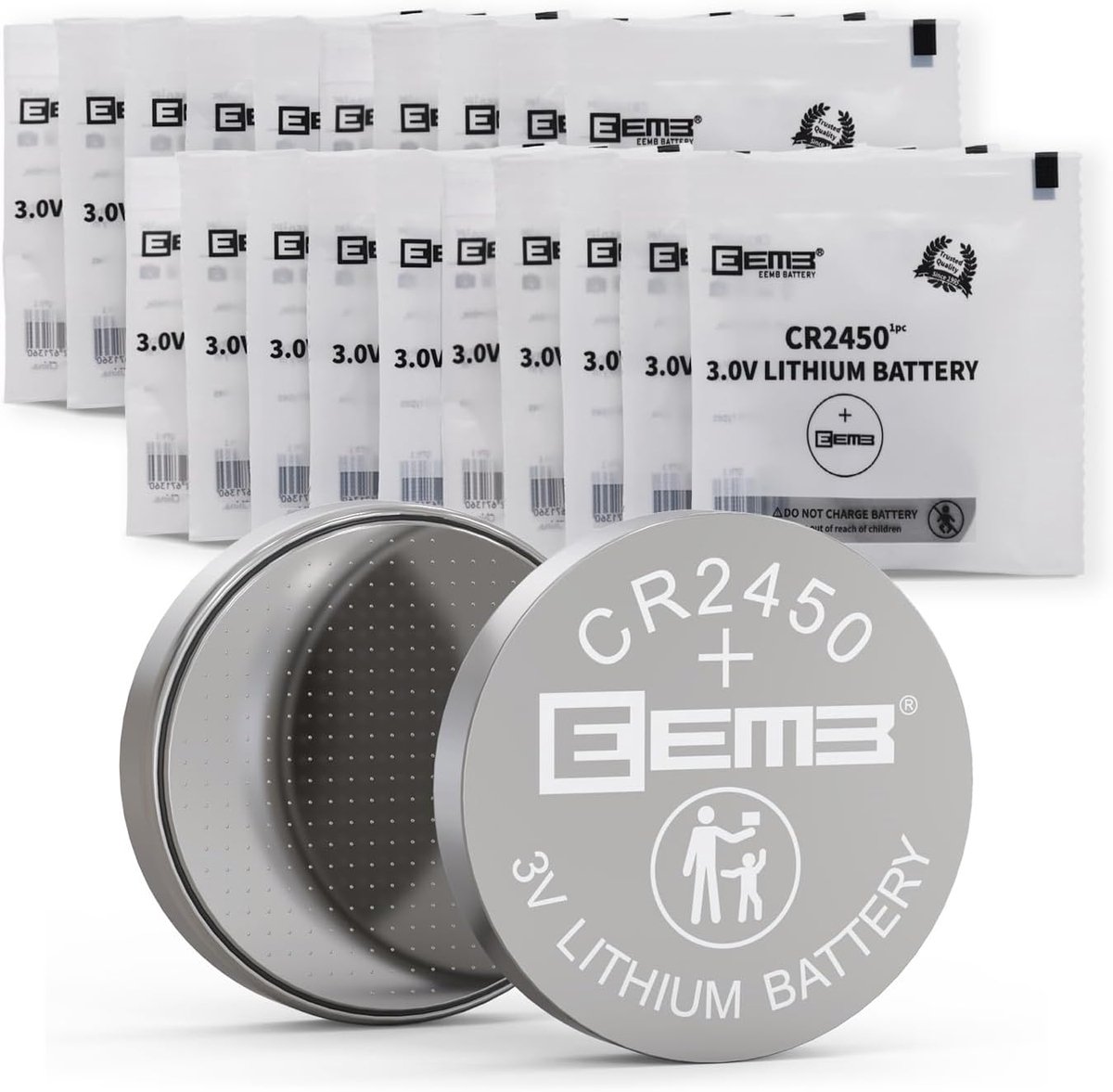 Knoopcel Batterijen - Lithium Muntcel - Apparaten Voeden - 20 Stuks Pakket - 3V 550mAh
