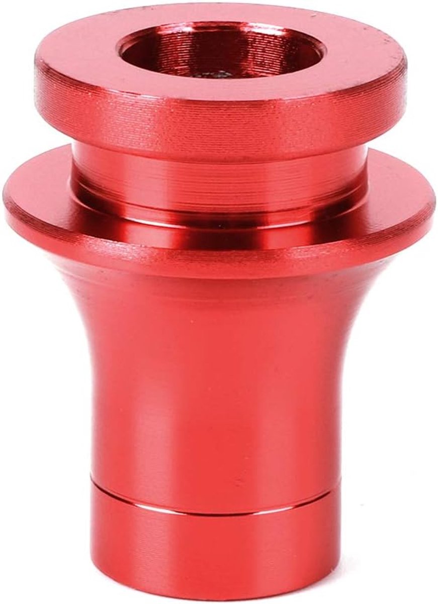 Pookknophouder - Schakelpook Adapter - Handgeschakelde Auto - M10x1.25 Draad - 7x5x5 cm - Rood