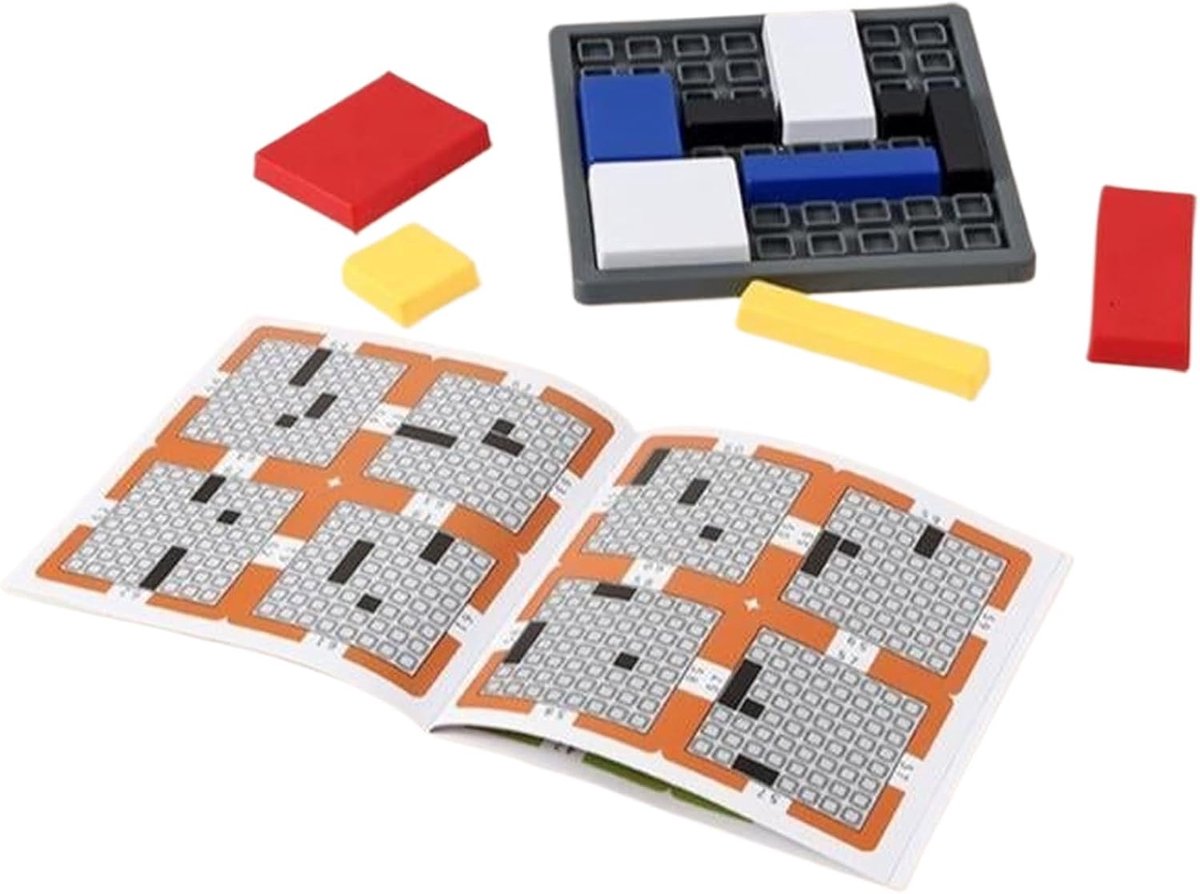 Logische Puzzel - Hersenkraker Spel - Intelligentie Ontwikkeling - 88 Uitdagingen - 14 x 14 cm - Meerkleurig
