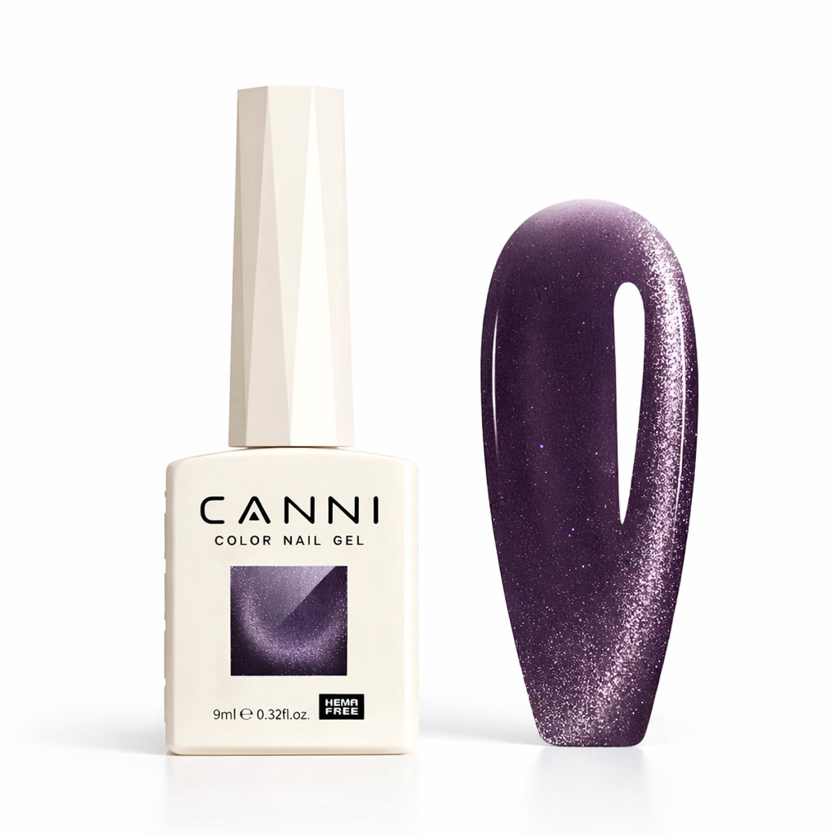 Canni - Cateye gellak - 10 ml - HEMA-vrij - TPO-vrij - Cat eye gellak - Cat eye - Pink Gellac - Gellak - Cat eye nagellak - Cat eye gellak set - Gellak nagellak - Gellak set