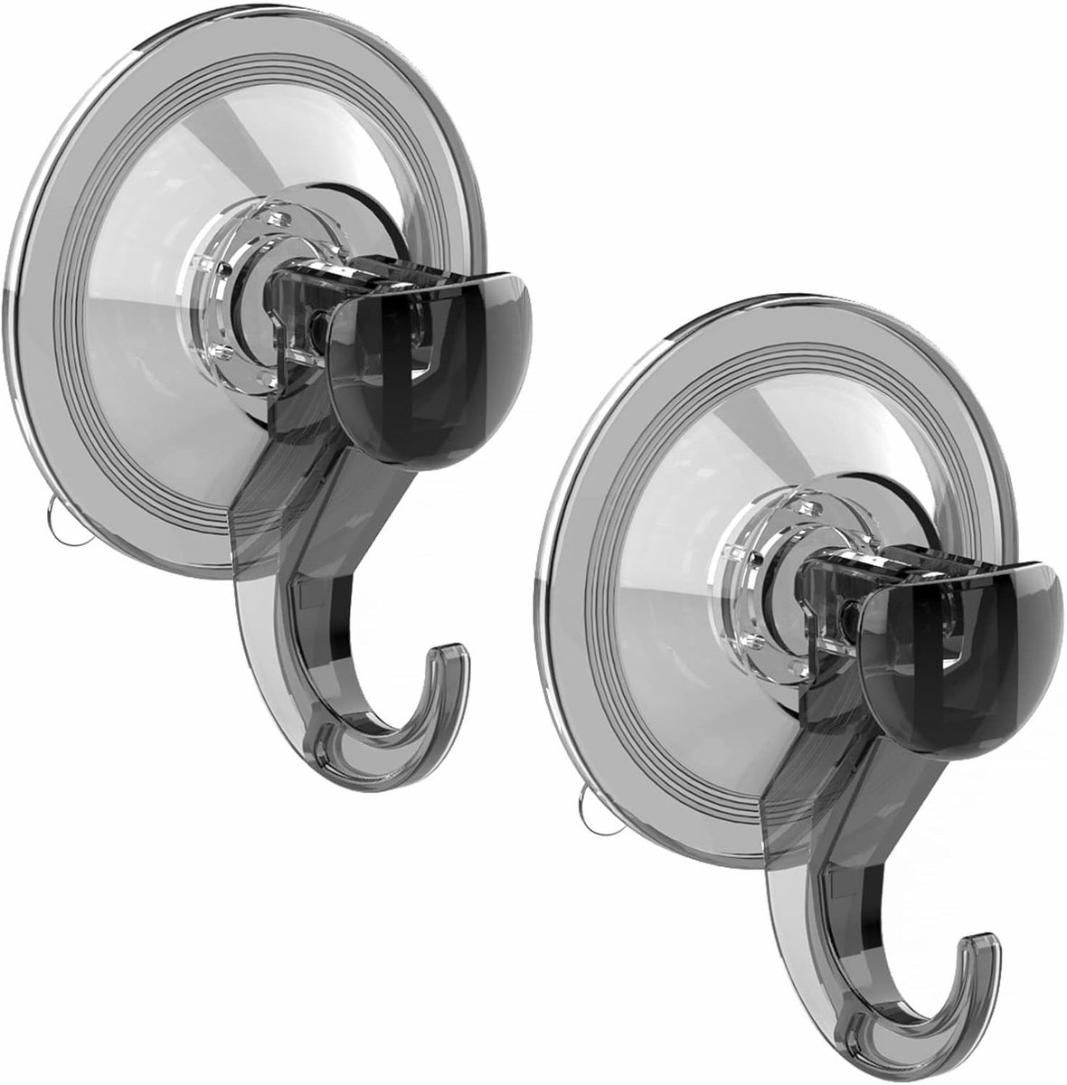 Zuighaken - Vacuüm Haken - Keuken Badkamer - Krachtige Zuigkracht - Houdt 3kg - Transparant
