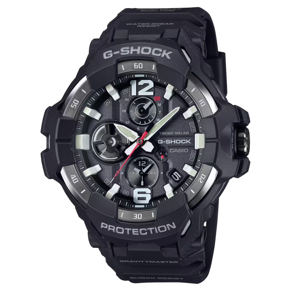 Casio G-Shock Gravitymaster GR-B300-1AER Horloge - Kunststof - Zwart - Ø 51 mm