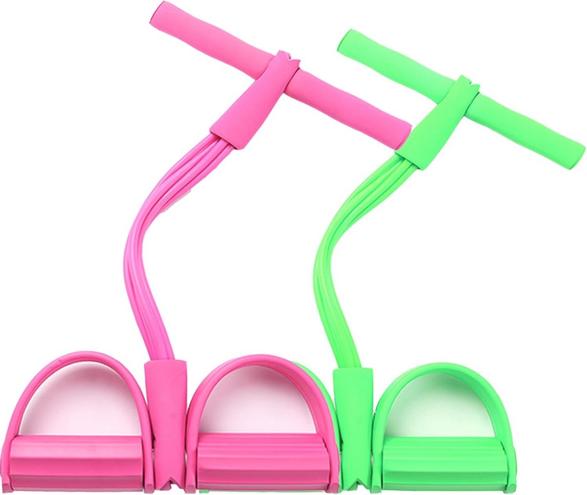 Buikspier Trainer - Pedaal Expander - Thuis Fitness - Anti-slip Ontwerp - 48x28cm - Roze