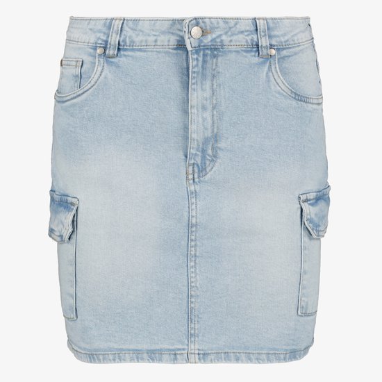 TwoDay cargo dames spijkerrok lichtblauw - Maat XS
