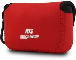MegaGear MG793 Nikon Coolpix W100, S33 Ultra Light Neoprene Camera Case - Red