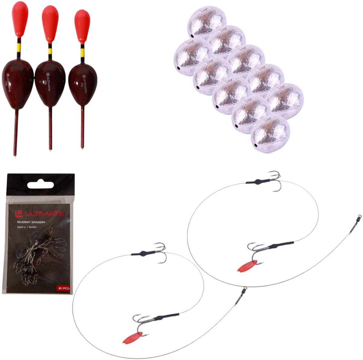 Ultimate Deadbait Float Pack - Roofvis Onderlijn