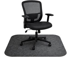 Bureaustoelmat 120 x 90 cm – Vloerbeschermer voor Bureaustoel – Stoelmat Bureau – Antislip Bureaustoel Mat voor Harde Vloeren – Krasbestendige Vloermat Kantoor & Thuiswerkplek