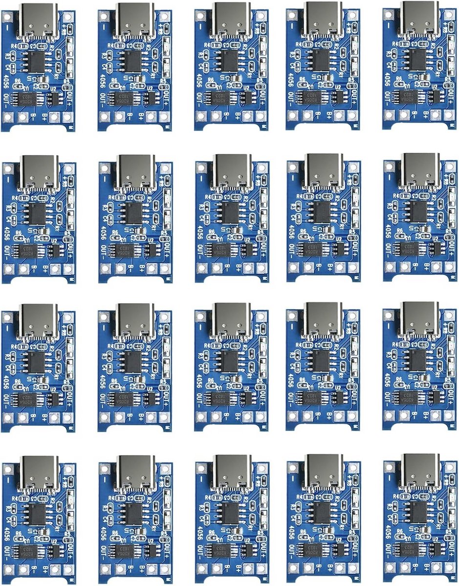 Lithium Accu Laadbord - Laadmodule - Batterij Opladen - Dubbele Bescherming - 2.5 x 1.65 cm